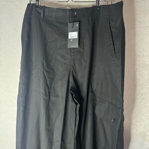 GSTQ Women's Utility Wide Leg Pant Black Size 14